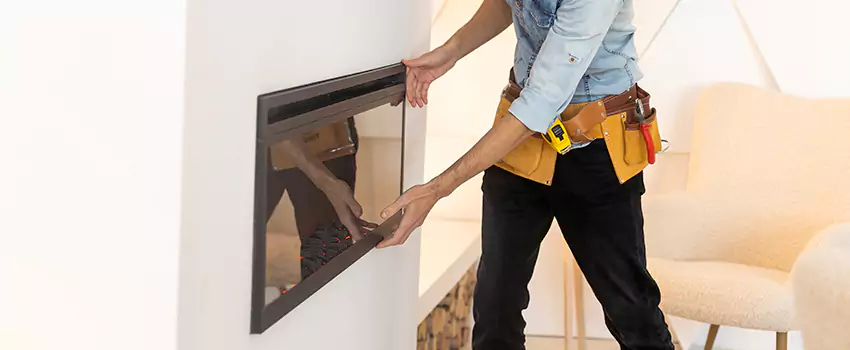 Metal Fireplace Installation in Clermont, Florida