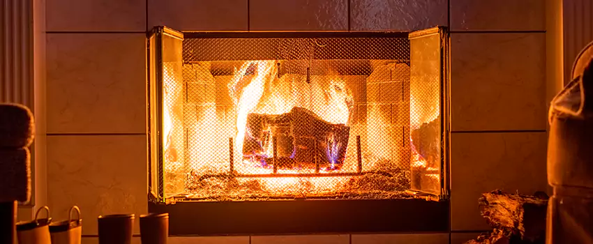 Mendota Hearth Landscape Fireplace Installation in Clermont, Florida