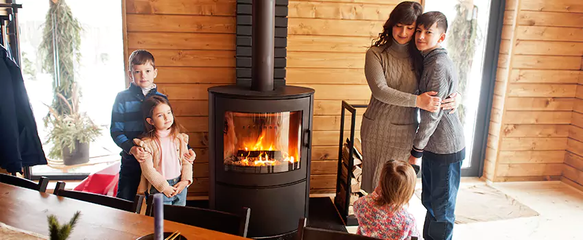 Morso Cast Iron Fireplace Insert Installation in Clermont, Florida