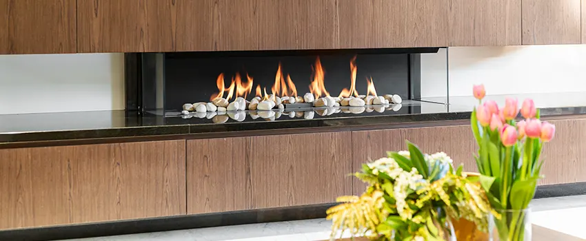 Double-height Fireplace Design Refurbishment in Clermont, Florida