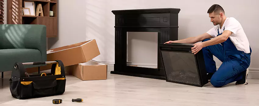 Old Rusted Metal Fireplace Repair And Replacement in Clermont, FL