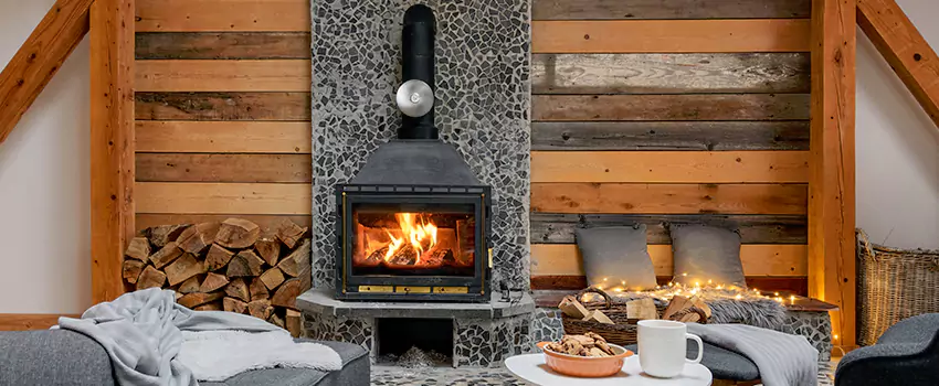 Thelin Hearth Products Direct Vent Gas Stove Fireplace Inspection in Clermont, Florida